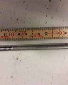 Hexagon head screw M8x130 DIN 931 SST